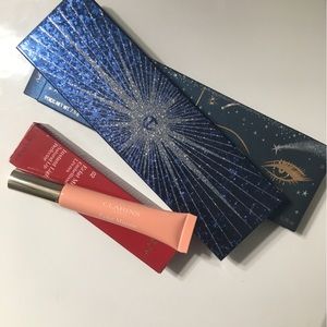 2 items: Charlotte Tilbury, Hypnotise eyeshadow and Clarins apricot shim…